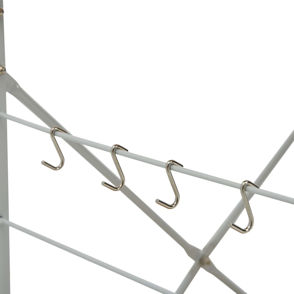 vidaXL Armoire à micro-ondes Blanc et chêne 60x39,6x79,5 cm - Image 6