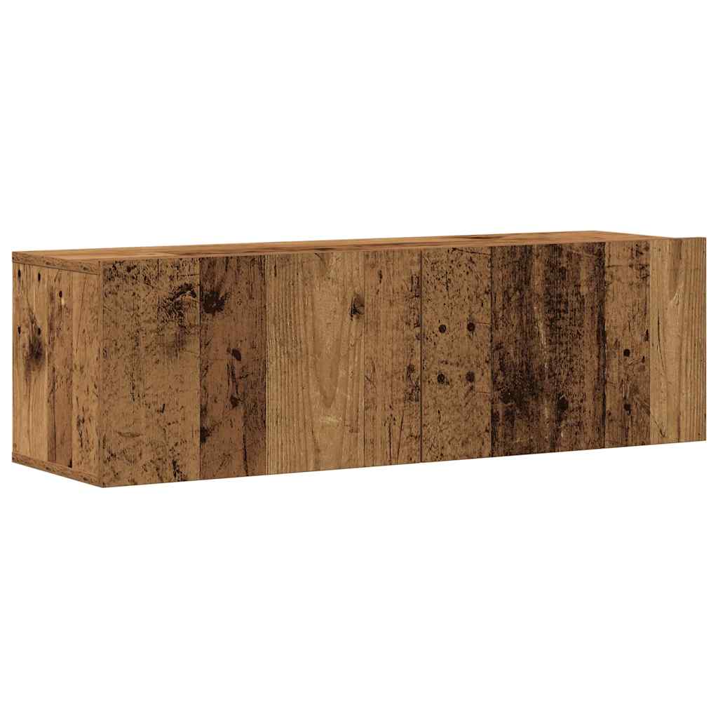 vidaXL Ensemble de meuble TV mural 8 pcs vieux bois bois d'ingénierie - Image 6