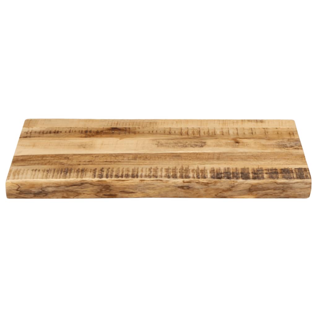 vidaXL Tablero de mesa borde natural madera maciza mango 50x40x3,8 cm - Image 3