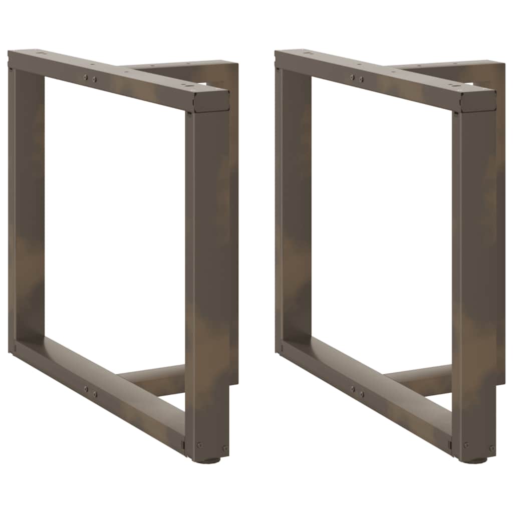 vidaXL Patas para mesa de comedor en forma de T (2 unidades), color negro, 90 x 35 x (72-73) cm, acero
