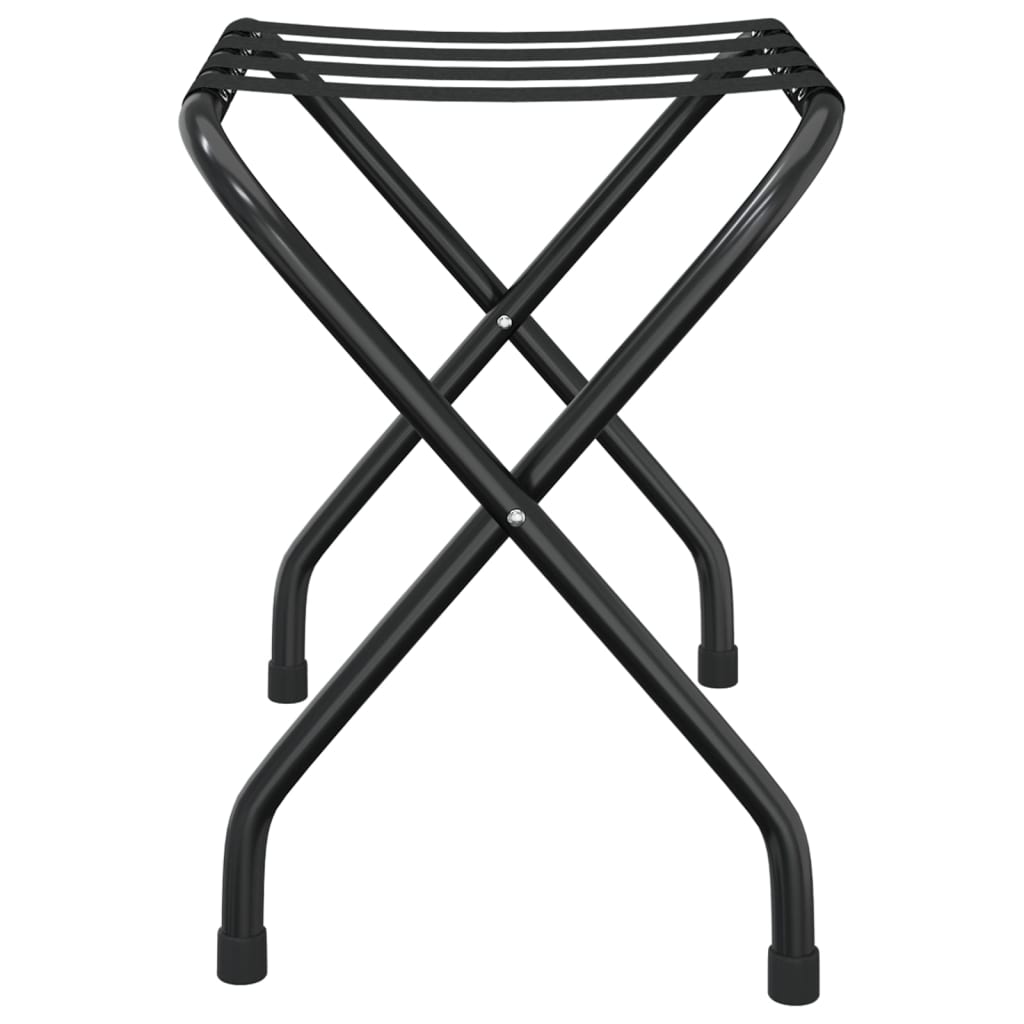 vidaXL Soporte para maletas negro 56x40x49 cm - Image 4