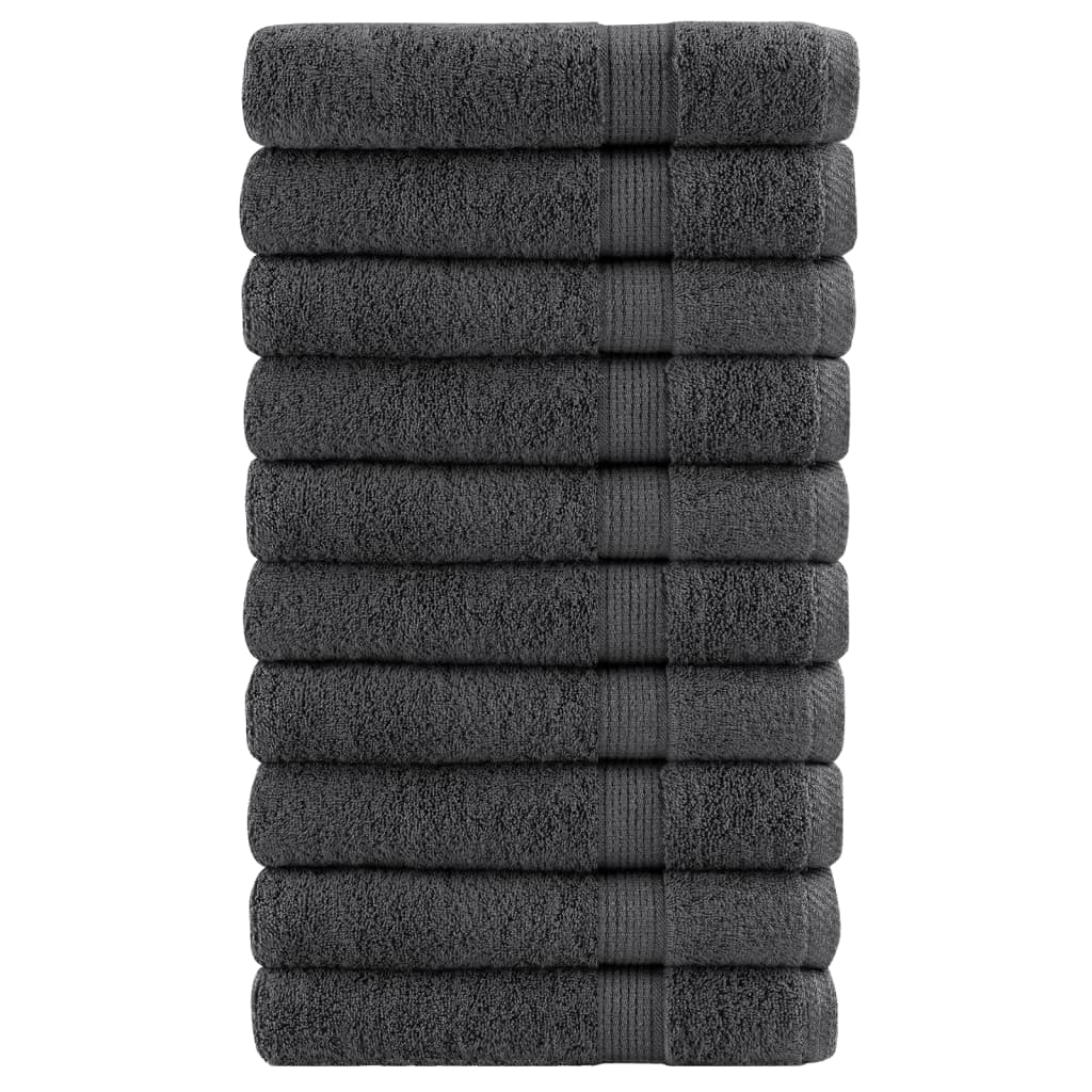 vidaXL Serviettes de sauna de qualité supérieure SOLUND 10 pcs