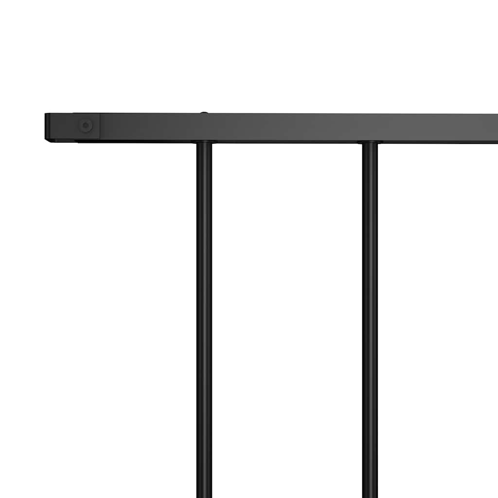 vidaXL Zaunelement Pulverbeschichteter Stahl 1,63x1,25 m Schwarz - Image 3