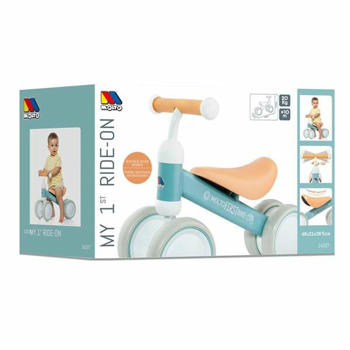 Cavalcabili Moltó Azzurro 38,5 x 25 x 5 cm Neonati - Image 6