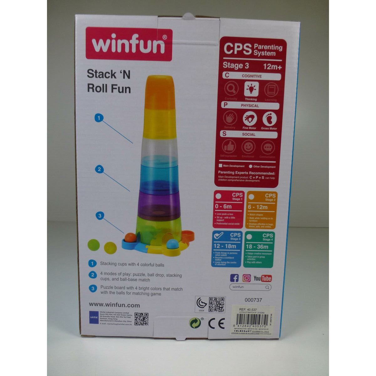 Blocchi Impilabili Winfun 4 Unità 23 x 61 x 23 cm - Image 6