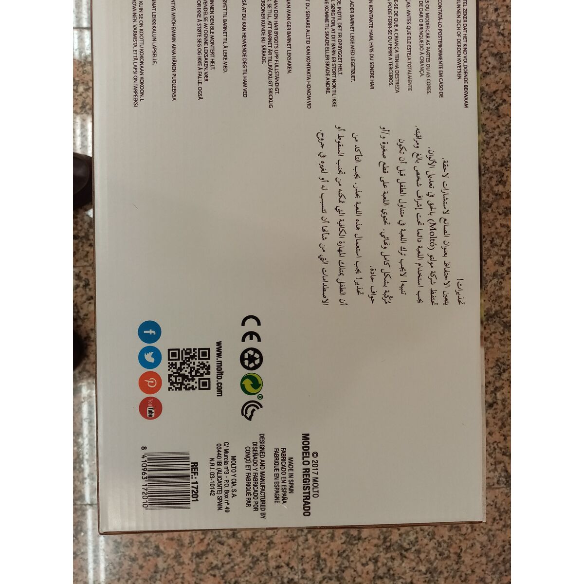 Triciclo Urban Trike Moltó 17201 98 cm Rosa (98 cm) - Image 4