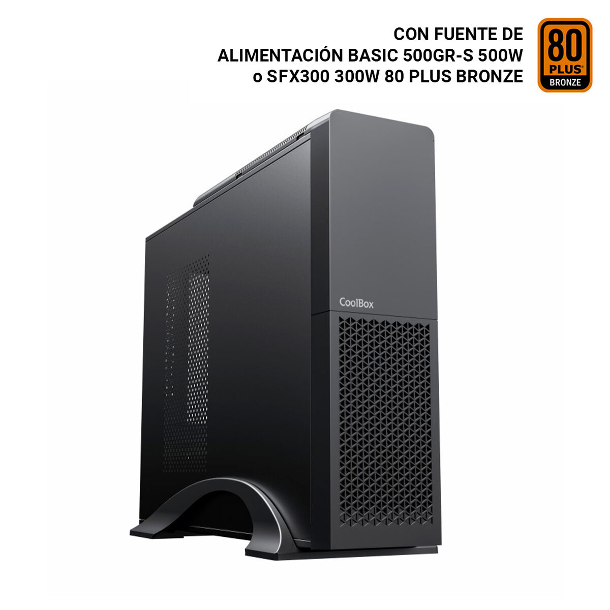 Case computer desktop ATX CoolBox COO-PCT313-BZ Nero