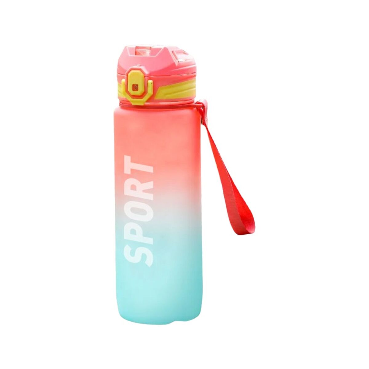 Bottiglia d'acqua Bewinner Multicolore 600 ml 7,4 x 7,4 x 19 cm (12 Unità) - Image 4