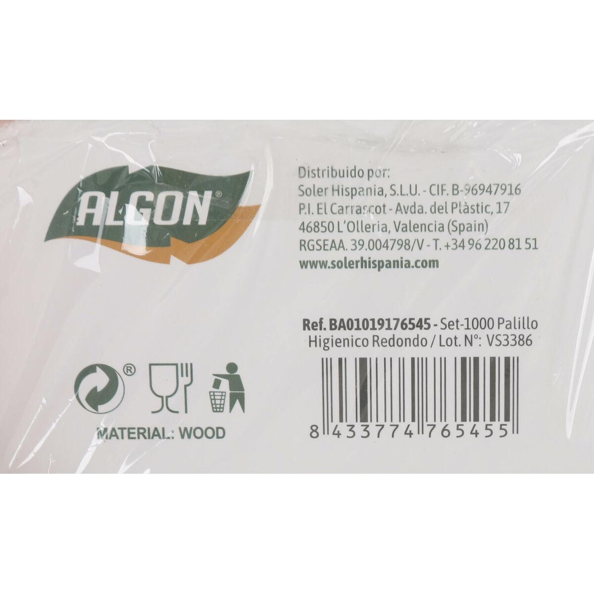 Stuzzicadenti Algon Legno 1000 Pezzi (18 Unità) - Image 3
