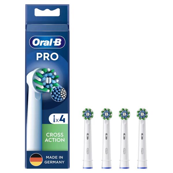 Testina di Ricambio Oral-B Pro Cross Action 4 Unità