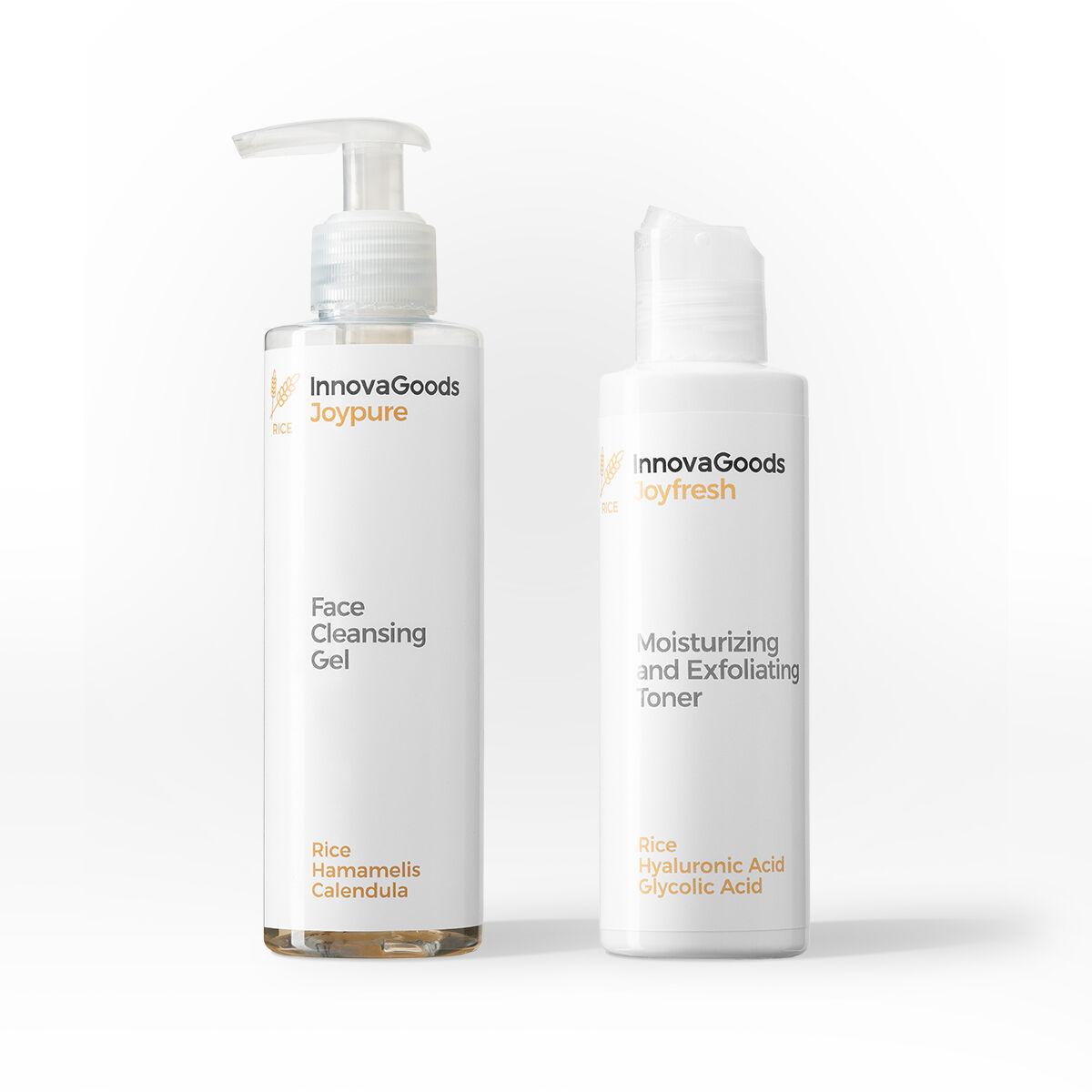 Kit Due Prodotti Pulizia Viso Rice InnovaGoods - Image 3