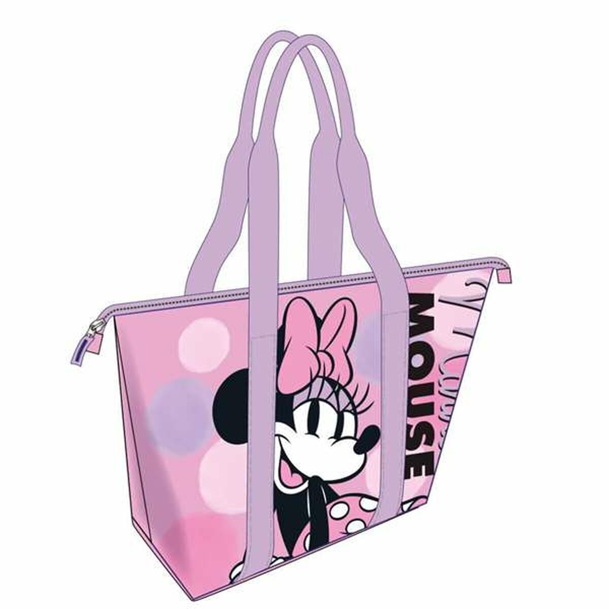Borsa da Mare Minnie Mouse Rosa 47 x 33 x 15 cm
