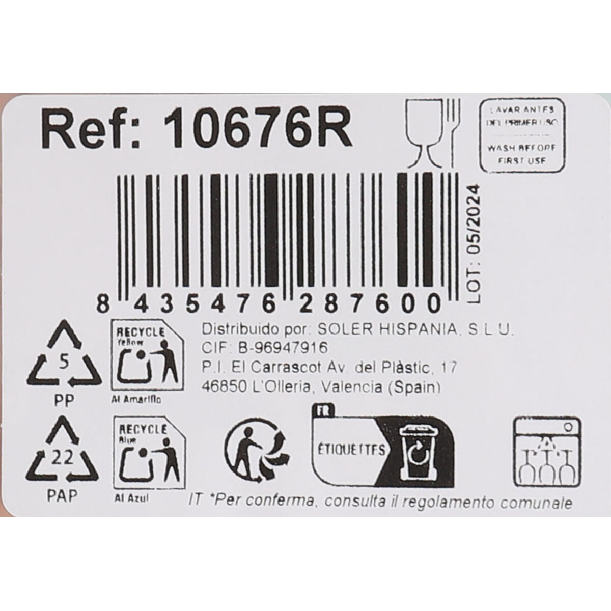 Decanter per Vino La Mediterránea La mediterranea 1,5 L (4 Unità) - Image 4