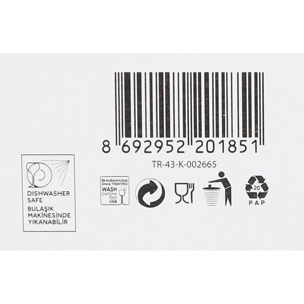 Set di Bicchieri LAV 144954 6 Pezzi (8 Unità) (495 ml) - Image 3