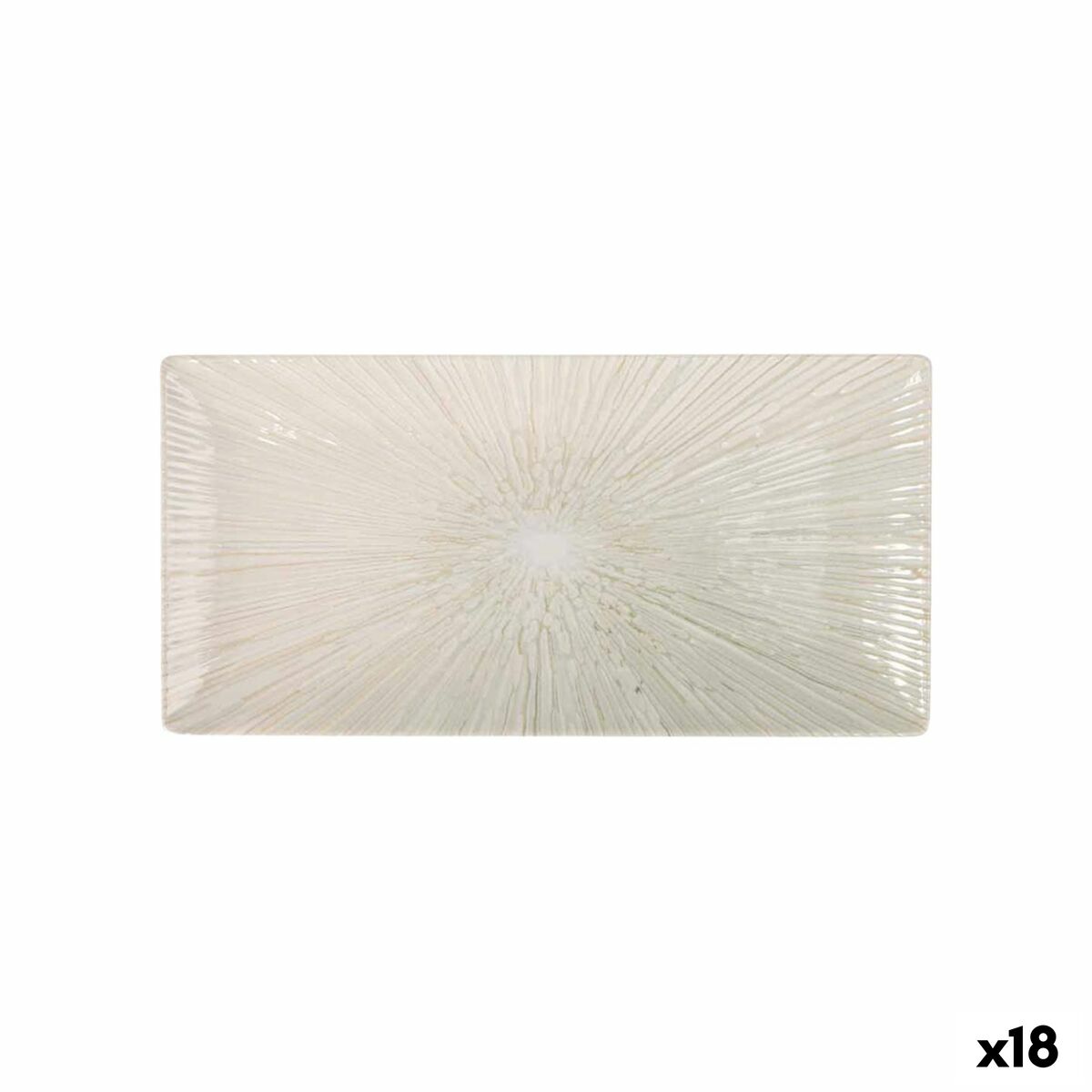 Teglia da Cucina La Mediterránea Anya Rettangolare 30 x 15 x 2 cm (18 Unità)