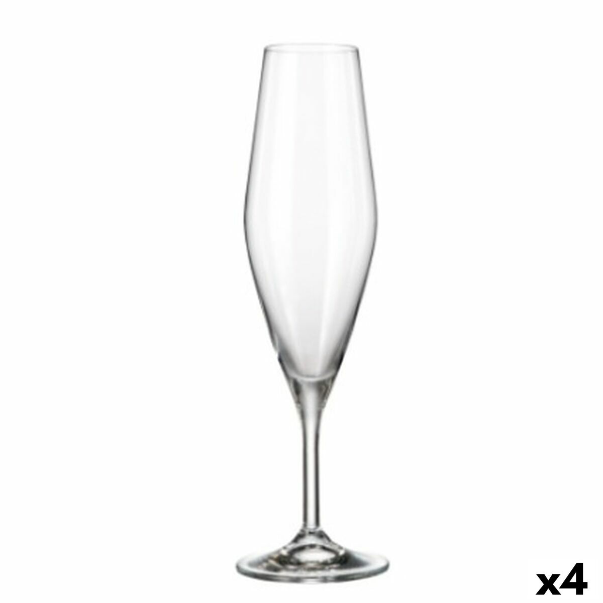 Calice da champagne Bohemia Crystal Galaxia 210 ml champagne 6 Pezzi (6 Unità) (4 Unità)