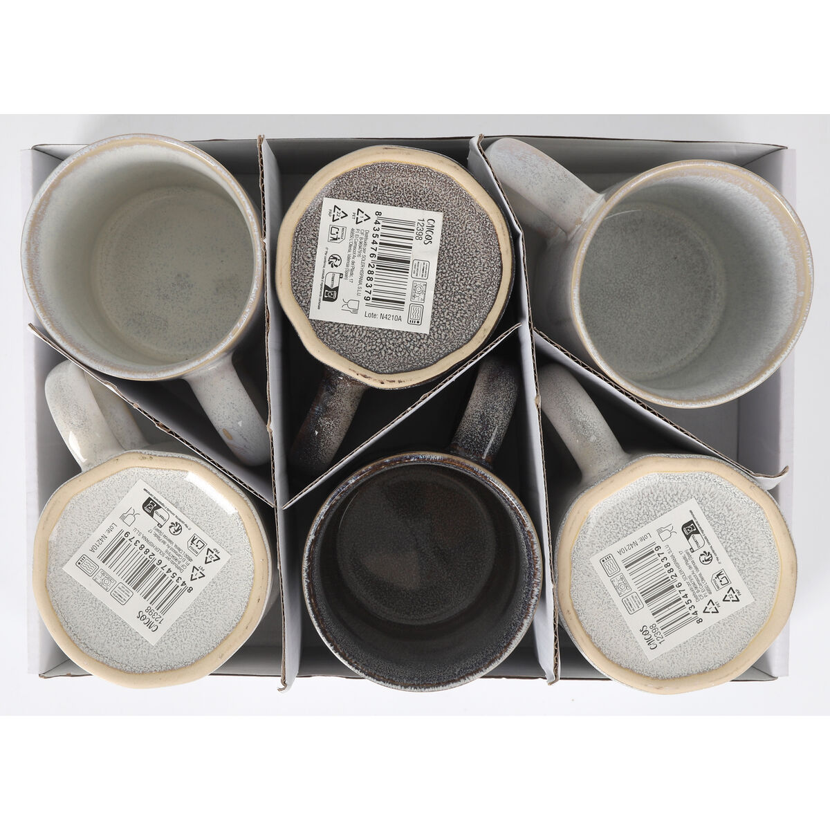 Tazza Mug La Mediterránea Caicos Rettangolare 300 ml (24 Unità) - Image 5