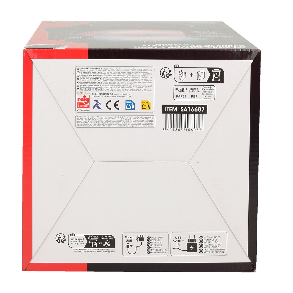 Altoparlante Bluetooh Portatile con Microfono Reig - Image 2