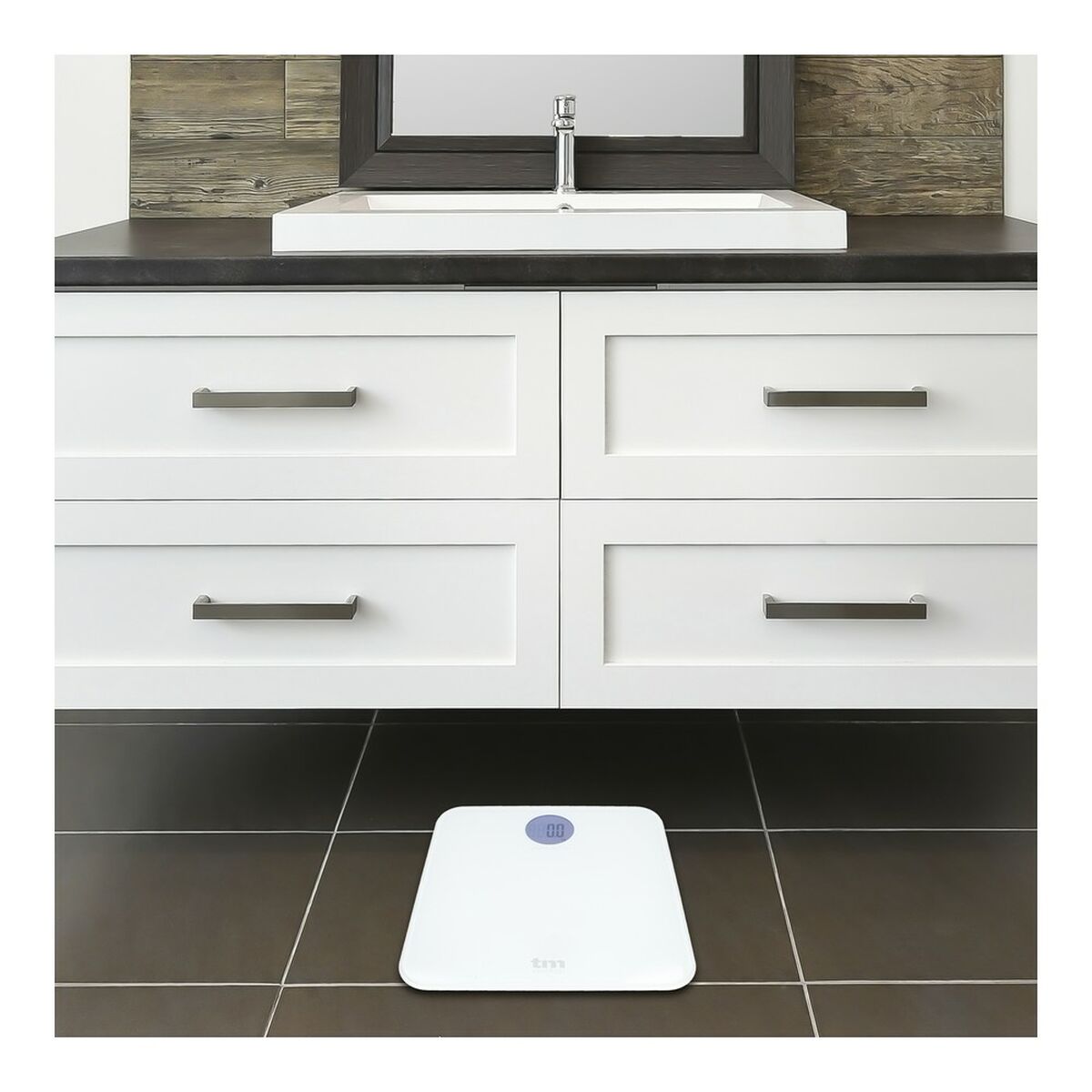 Bilancia Digitale da Bagno TM Electron Bianco - Image 4