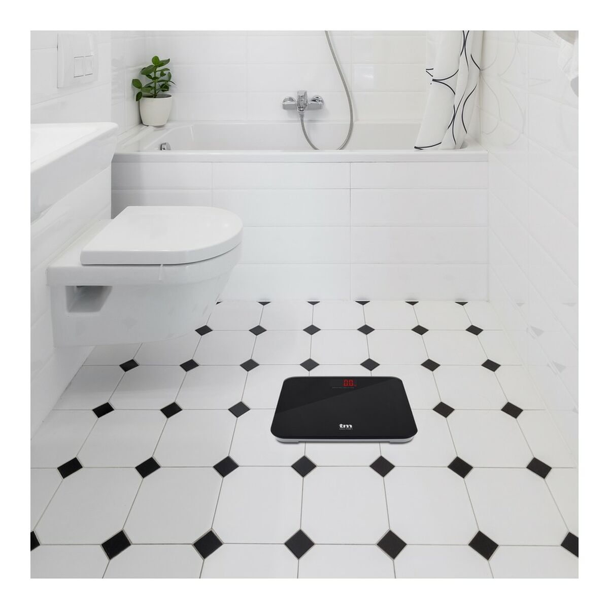 Bilancia Digitale da Bagno TM Electron Nero - Image 5