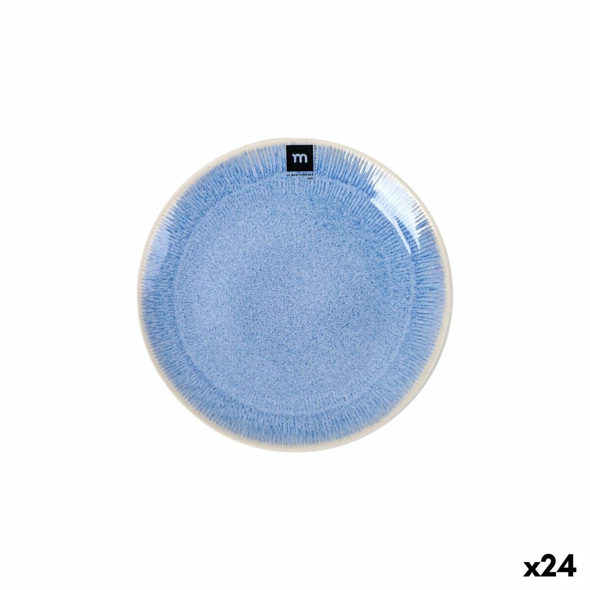 Piatto da Dolce La Mediterránea Calobra Azzurro (24 Unità)