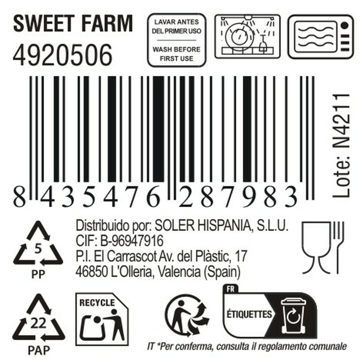 Ciotola La Mediterránea Sweet farm 500 ml (18 Unità) - Image 6