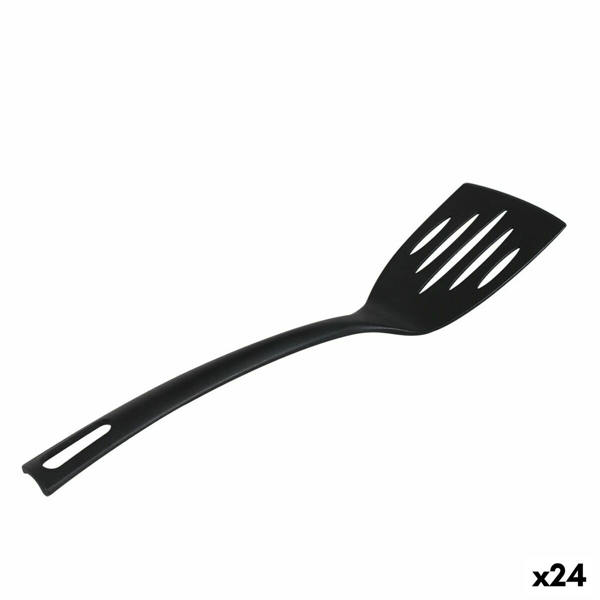 Spatola da Cucina Quttin   Nero Nylon 30 x 7 cm 30 x 7 x 3 cm (24 Unità)