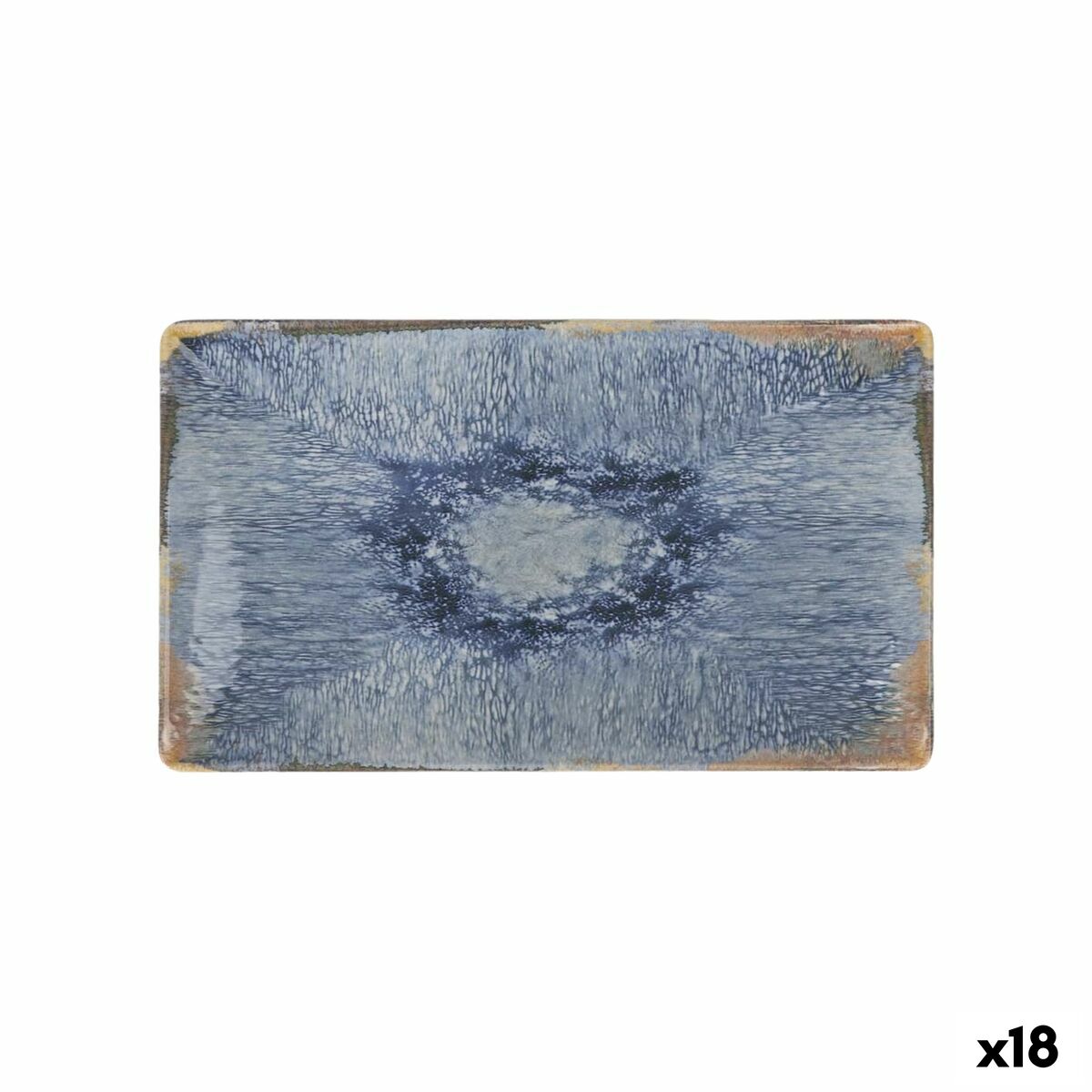 Teglia da Cucina La Mediterránea Aelia Rettangolare 25,3 x 15 x 2 cm (18 Unità)