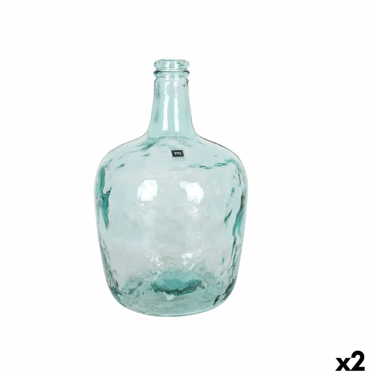 Caraffa Decorativa La Mediterránea Apple Vetro Ø 23 x 36,8 cm (2 Unità)