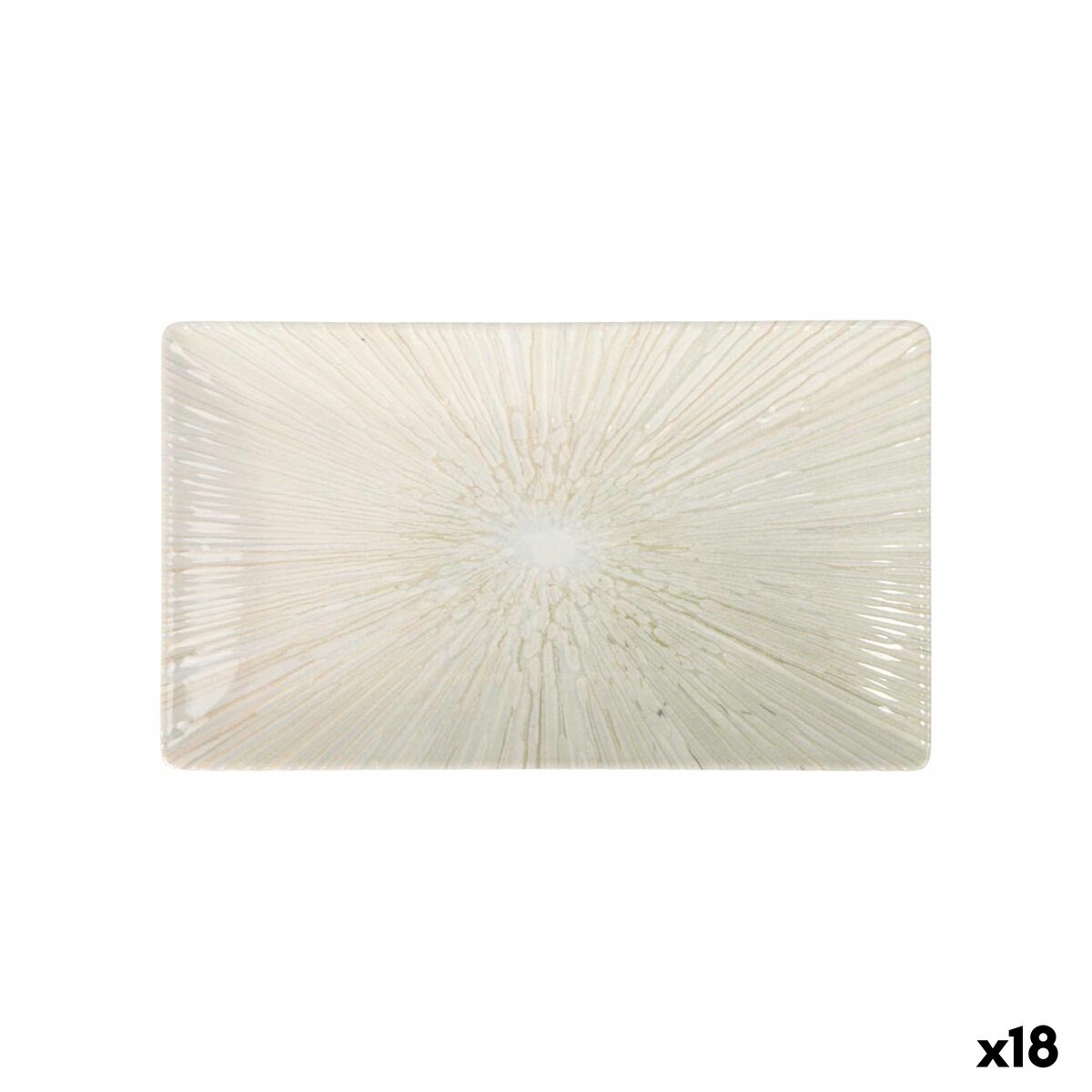 Teglia da Cucina La Mediterránea Anya Rettangolare 25,3 x 15 x 2 cm (18 Unità)