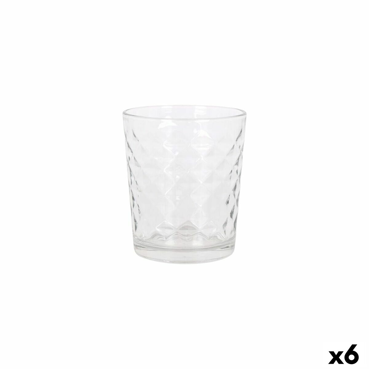 Bicchiere di acqua La Mediterránea Silex diamants 4 Pezzi (6 Unità)