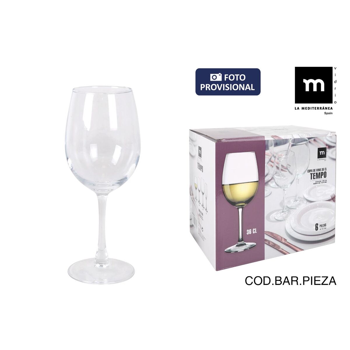 Calice per vino La Mediterránea Tempo (24 Unità) - Image 4