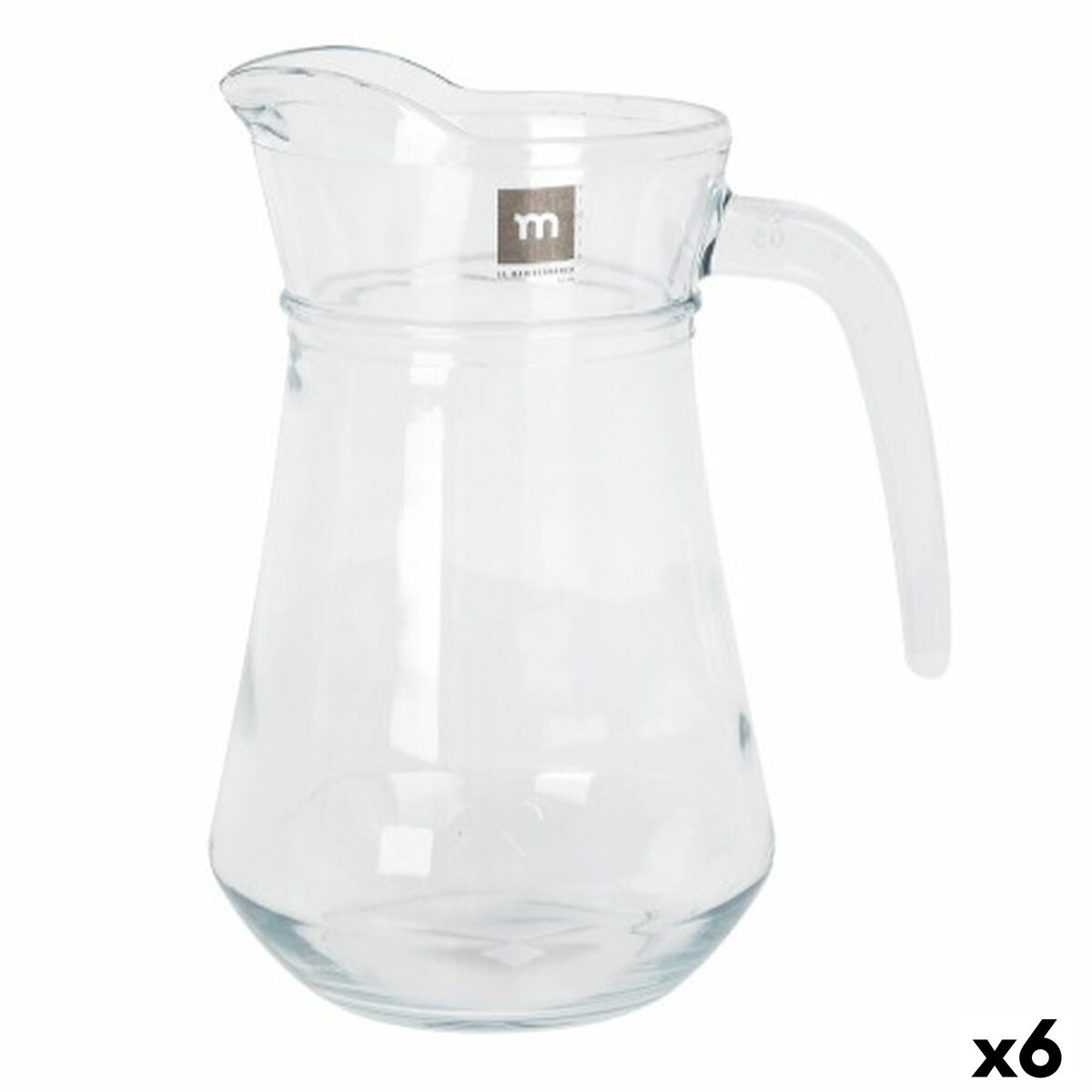 Brocca La Mediterránea Bar Vetro 1 L (6 Unità)
