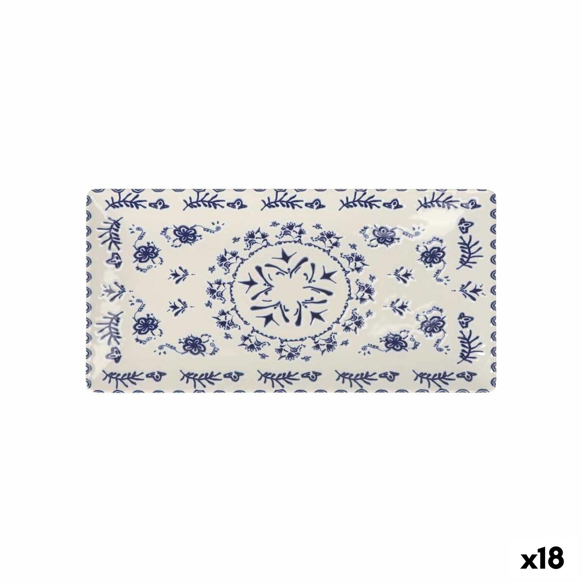 Teglia da Cucina La Mediterránea Blur Rettangolare 30 x 15 x 2 cm (18 Unità)