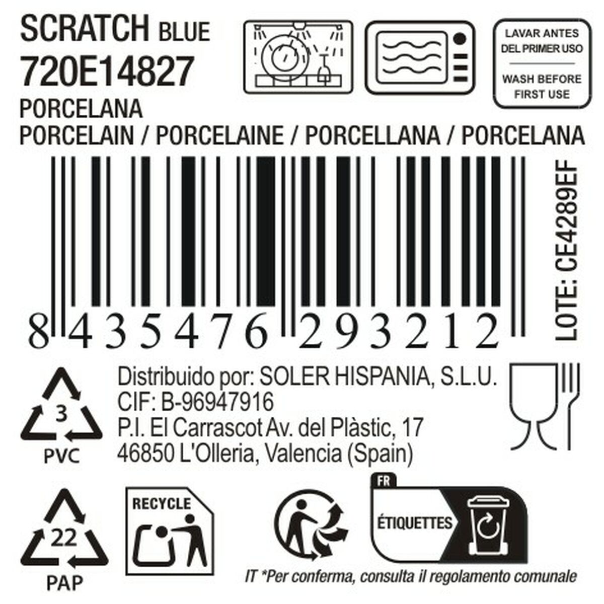 Ciotola per Aperitivi La Mediterránea Scratch 14,2 x 9 x 4,2 cm (24 Unità) - Image 4