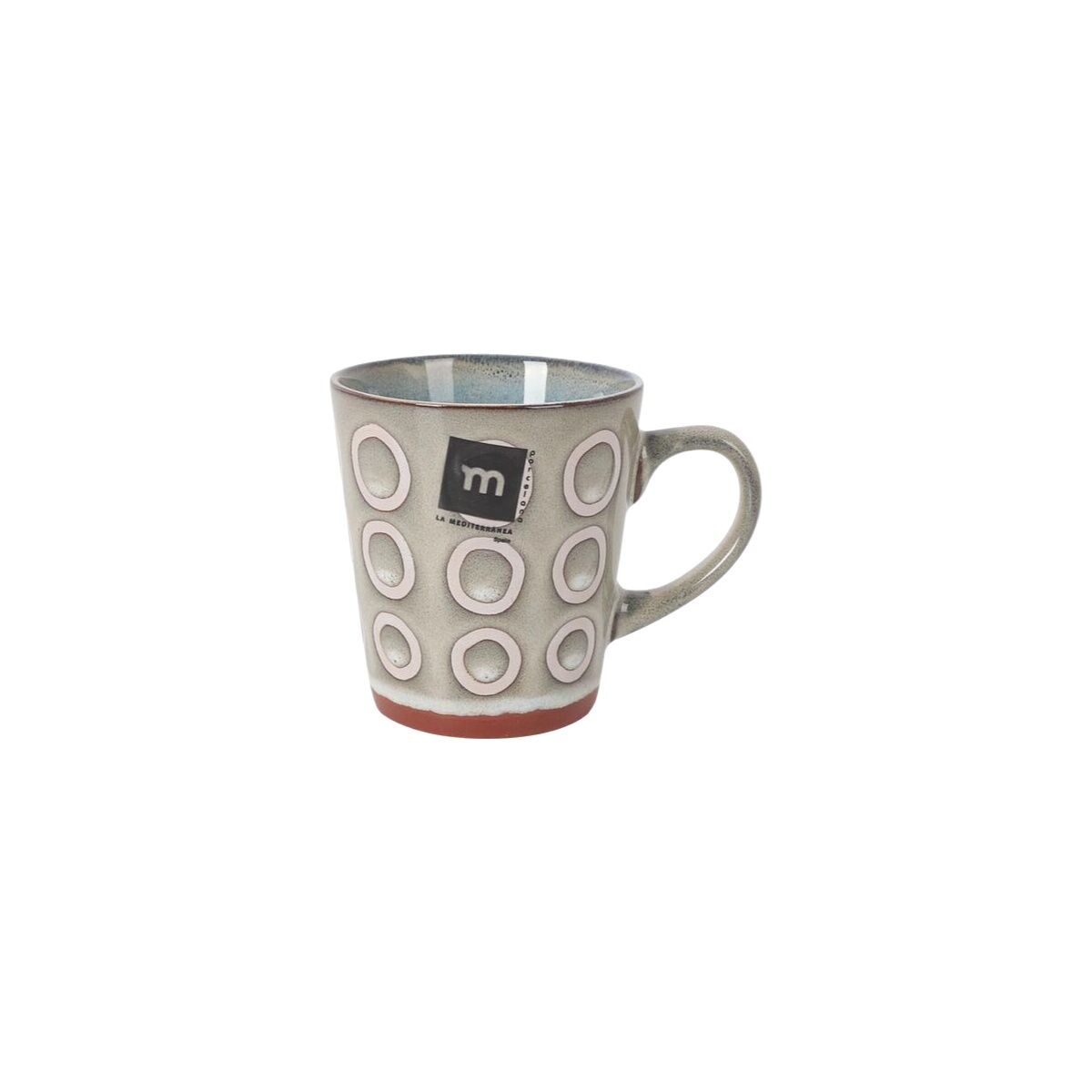Tazza Mug La Mediterránea Almudena Grigio 200 ml (36 Unità) - Image 3