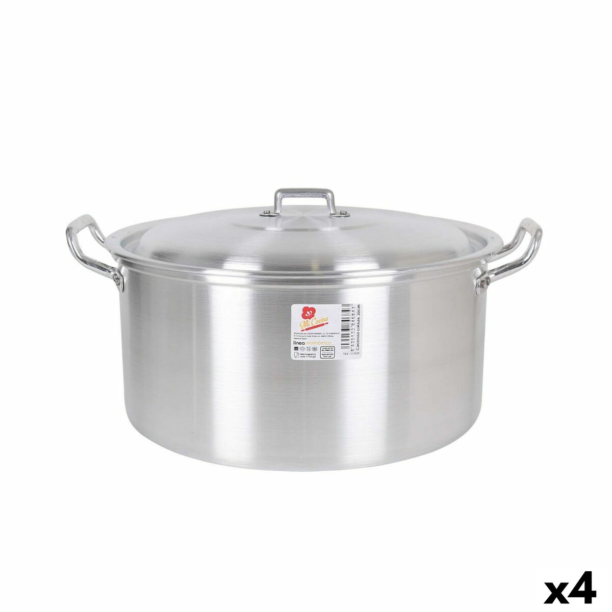 Casseruola con coperchio 38,5 x 33 x 18,5 cm (4 Unità)
