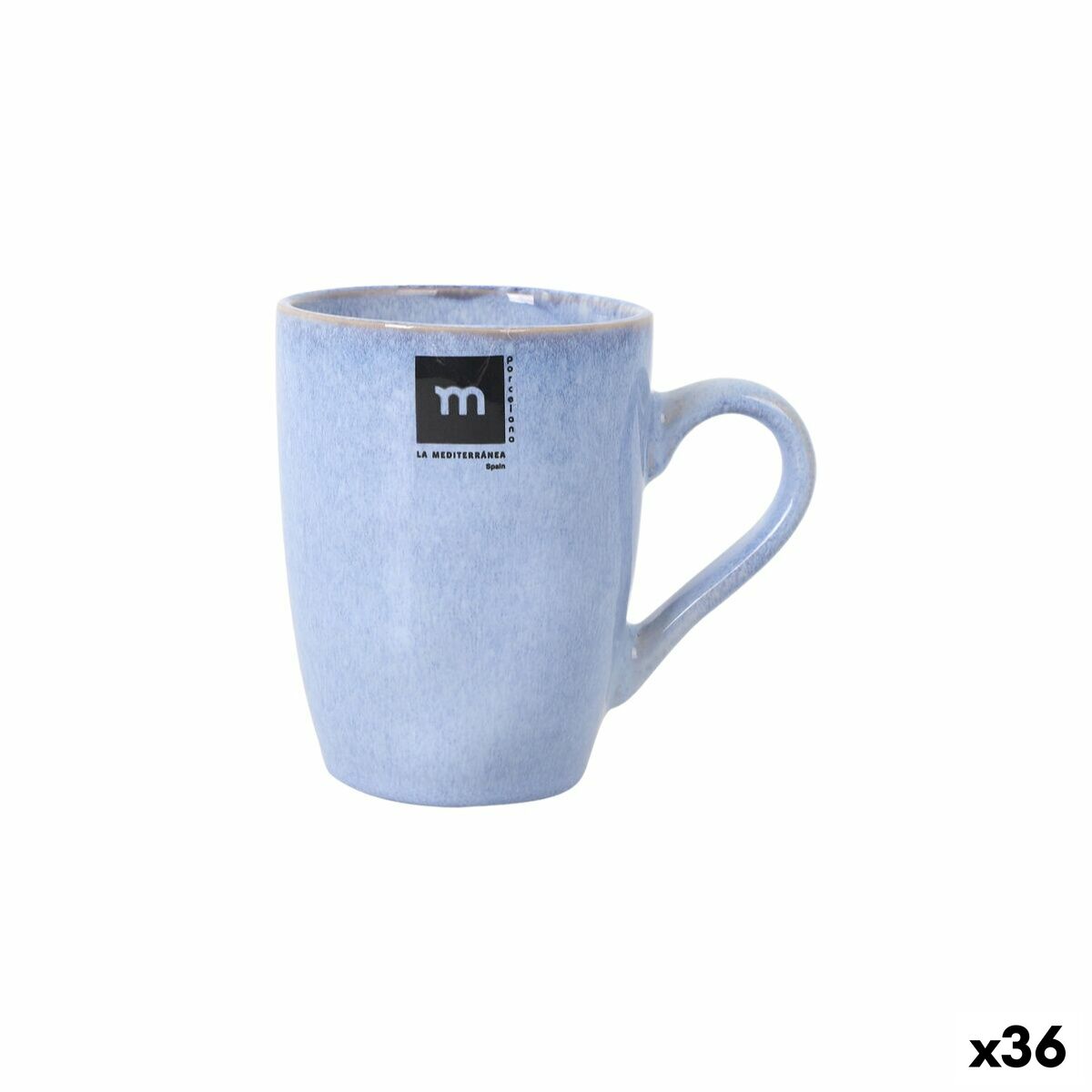 Tazza Mug La Mediterránea Macarella blue 320 ml 0,32 L (36 Unità)
