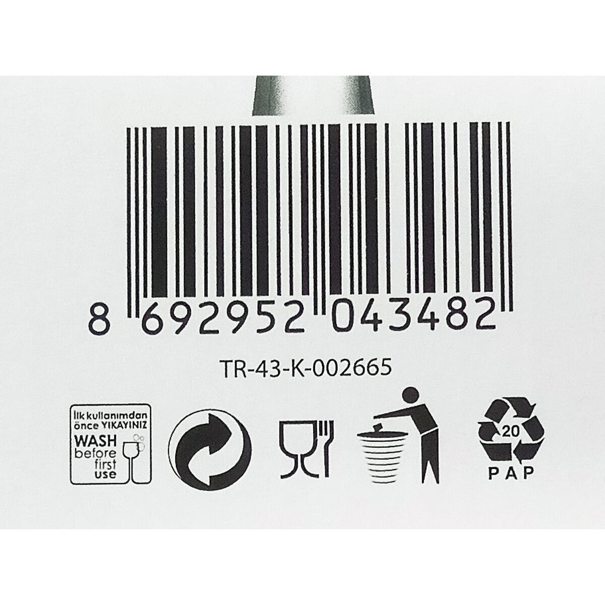 Set di calici da vino LAV 365 ml Vino 6 Pezzi (4 Unità) - Image 3