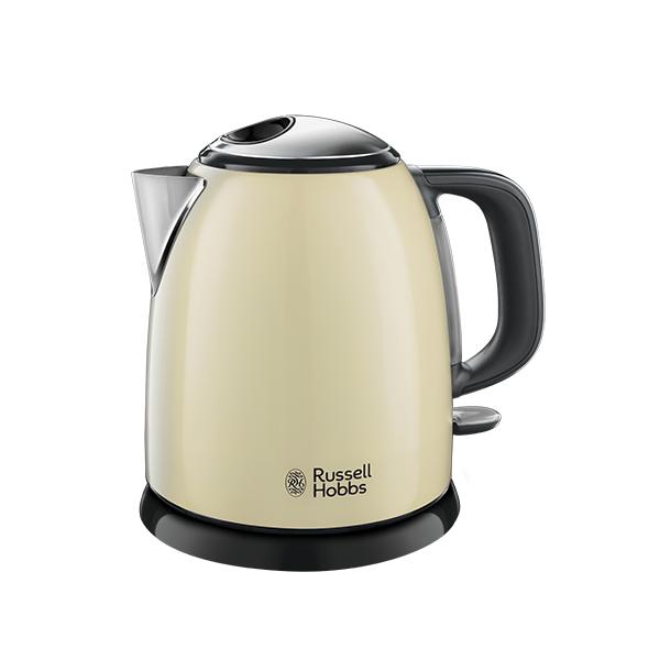 Bollitore d'Acqua Elettrico con Luce LED Russell Hobbs 24994-70 Crema 2400 W (1 L)