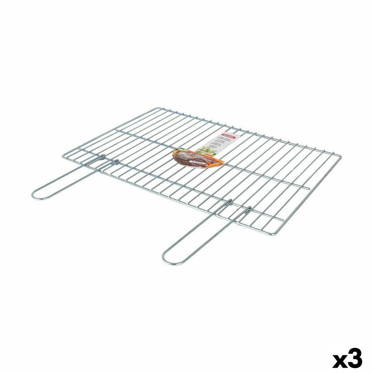 Grill Algon Algon Barbecue 65 x 40 cm 66 x 40 cm (3 Unità)
