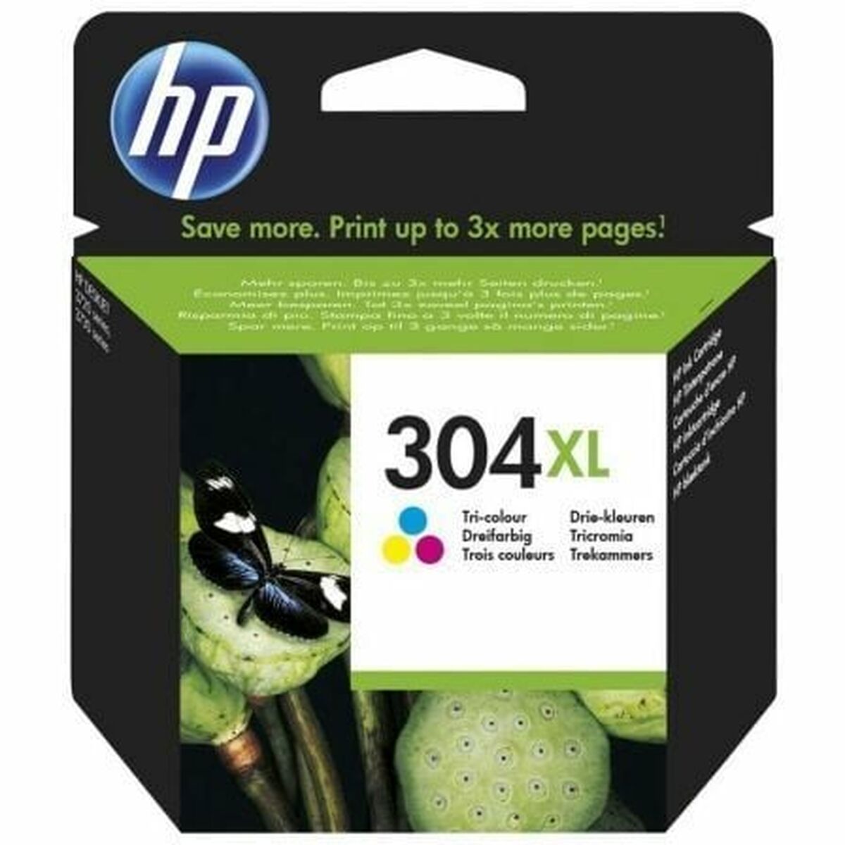 Cartuccia ad Inchiostro Originale HP 304XL Tricolore