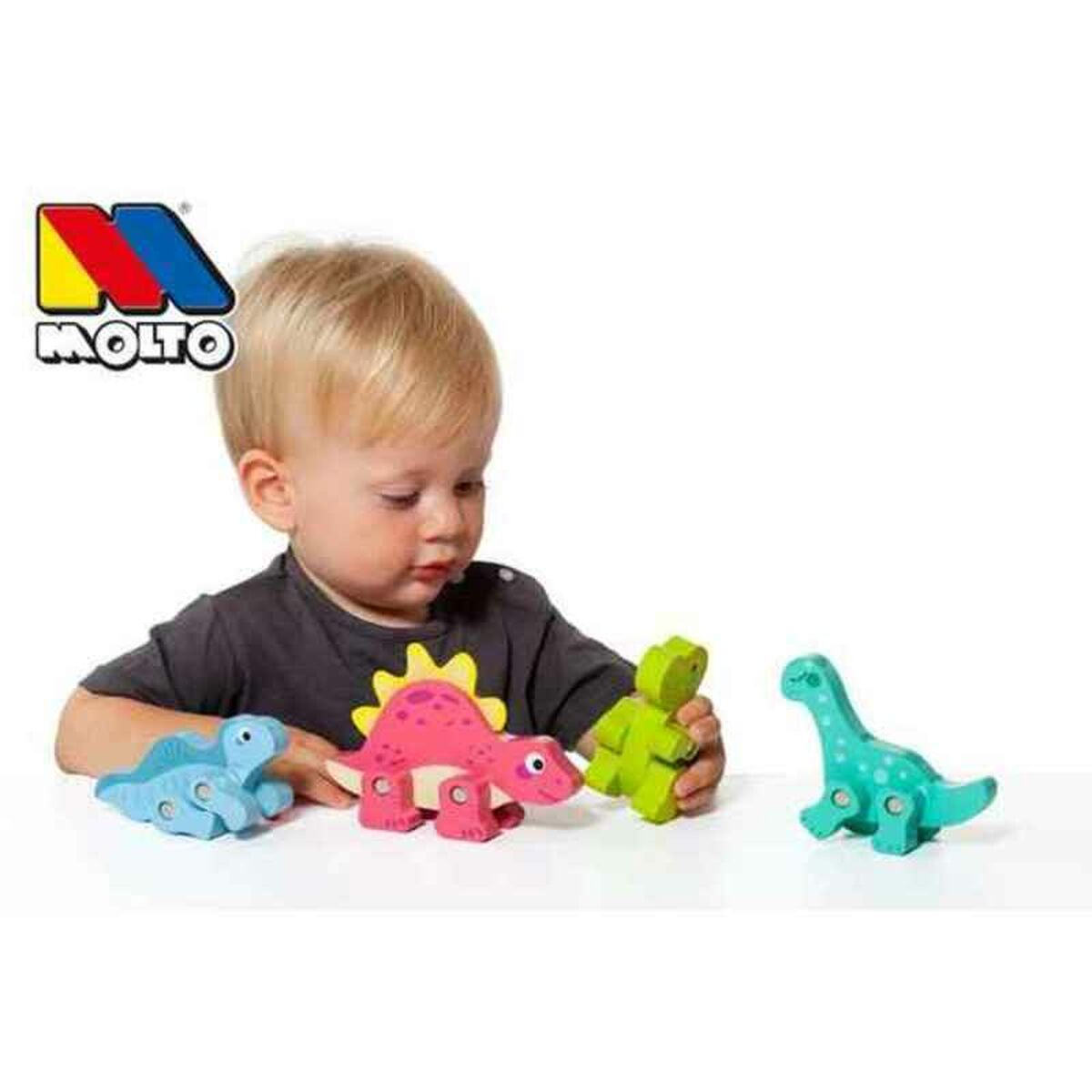 Set Dinosauri Moltó 21295 4 Pezzi - Image 3