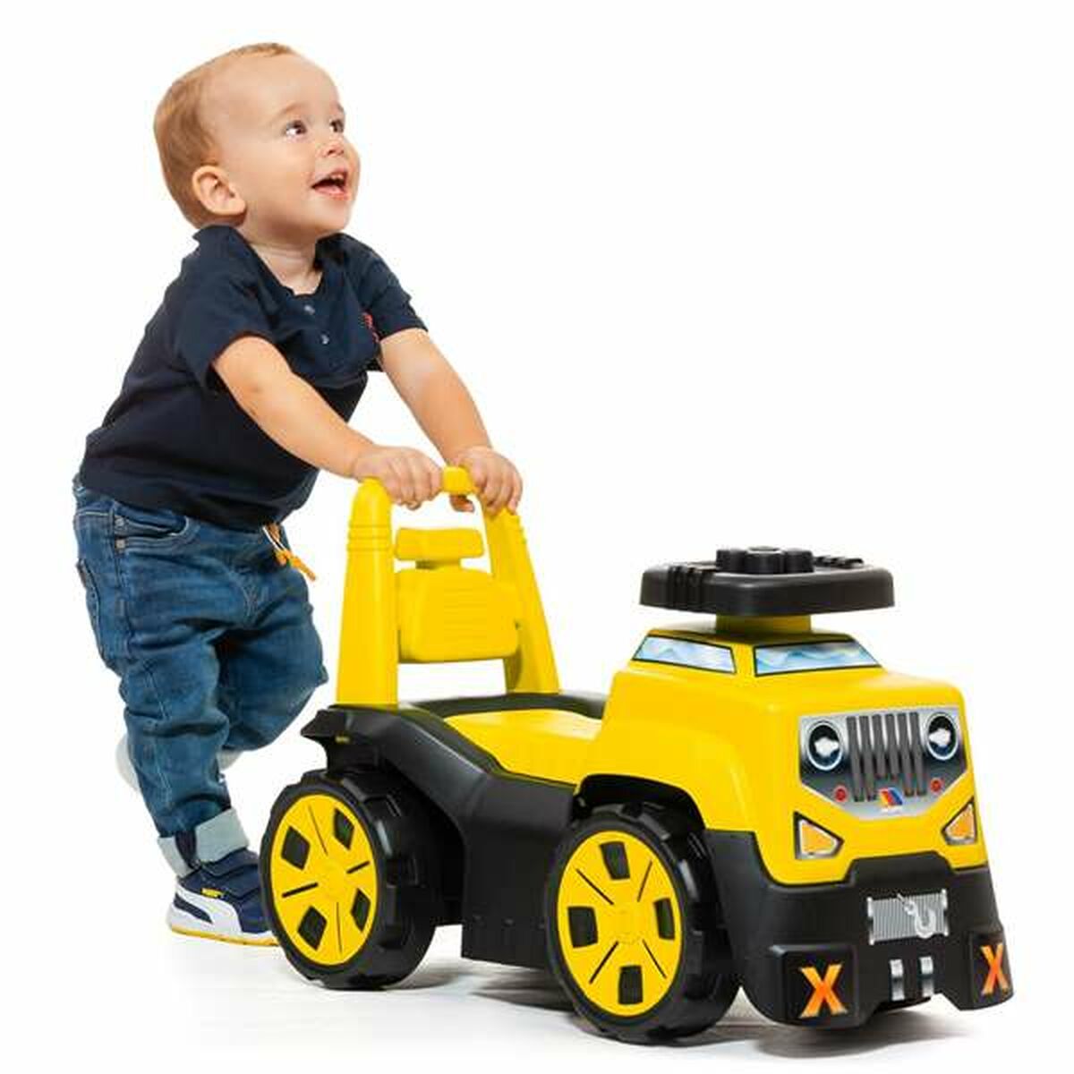 Cavalcabili Moltó 3x1 Wheels & Blocks Giallo 89 cm 10 Pezzi - Image 3