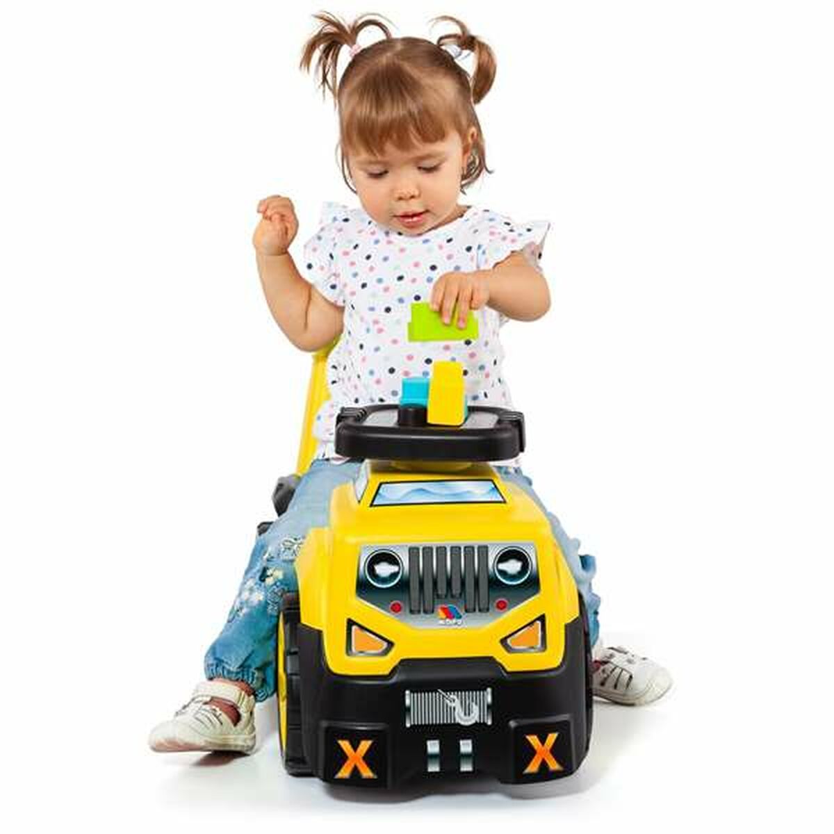 Cavalcabili Moltó 3x1 Wheels & Blocks Giallo 89 cm 10 Pezzi - Image 4