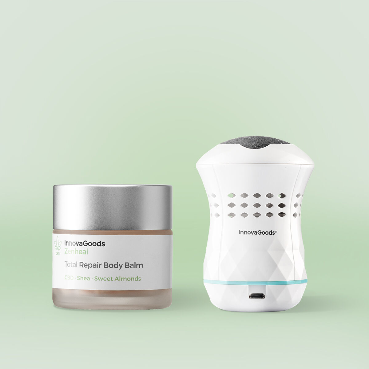 Pacchetto Trattamento Riparatore per i Piedi CBD InnovaGoods