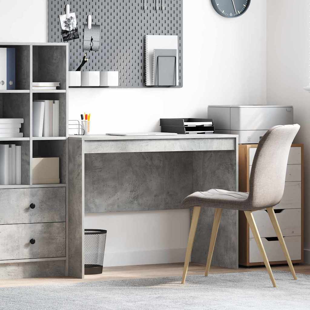 vidaXL Bureau Gris béton 100 x 50 x 76 cm