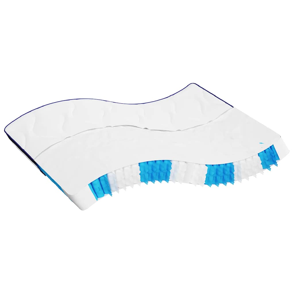 vidaXL Matelas à ressorts ensachés dureté moyenne 180x200 cm