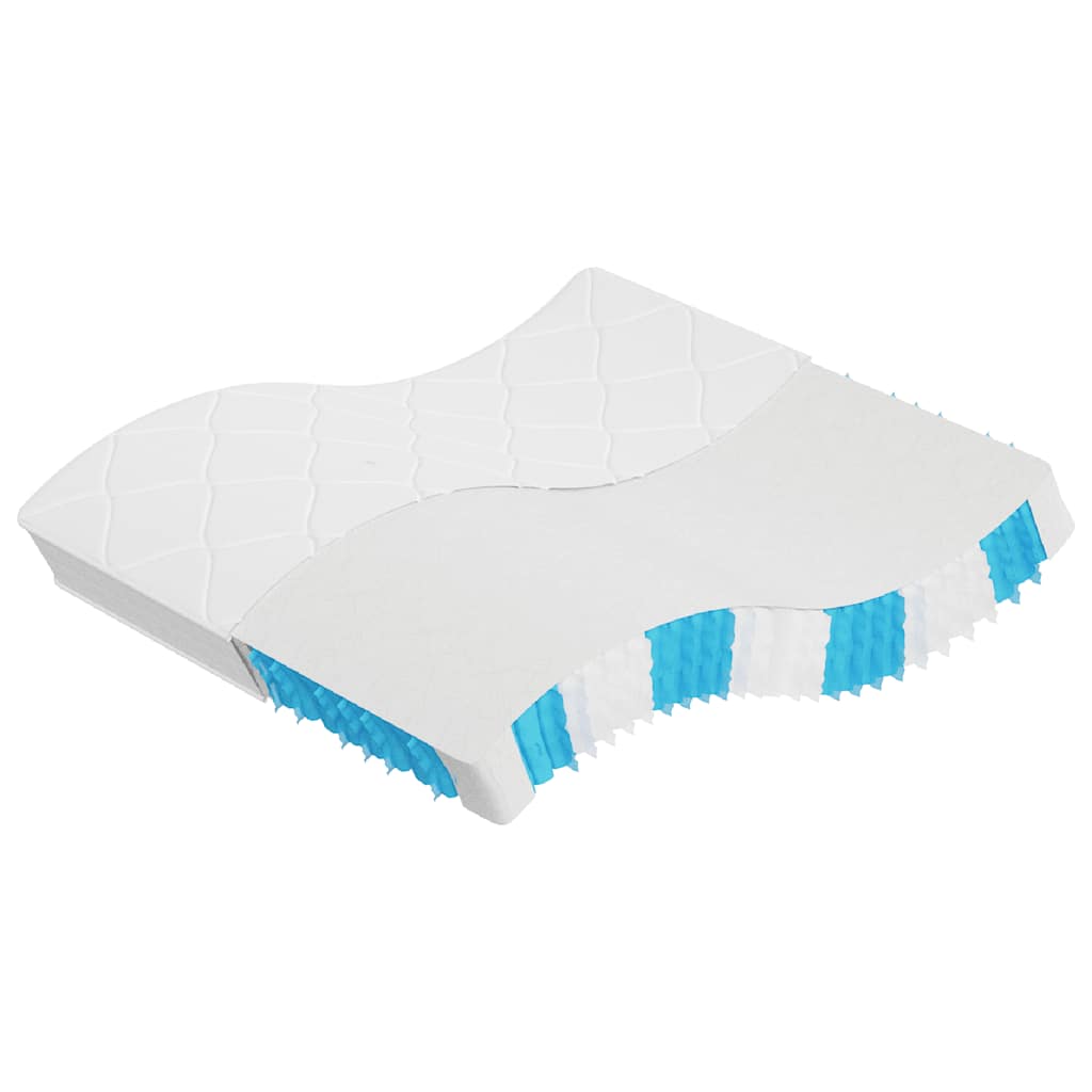 vidaXL Matelas à ressorts ensachés dureté moyenne 180x200 cm