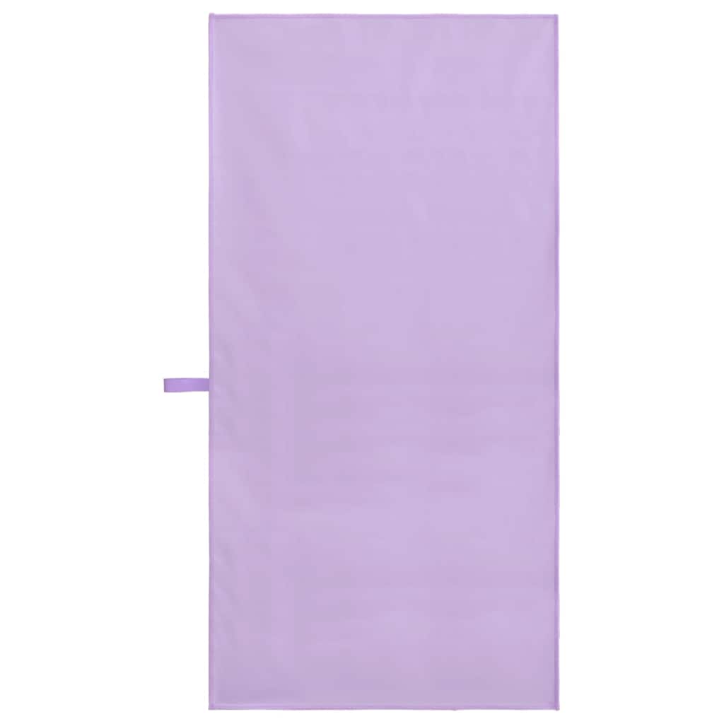 vidaXL Serviettes de sport 2 pcs Violet 100 x 50 cm - Image 4